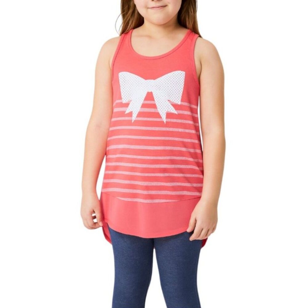 🔥 5 for $30 🔥 GB Girl Neon Pink Lace Back Tank Top | Medium (8)